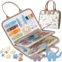 Tablica manipulacyjna sensoryczna montessori walizka dinozaury Kik Sp. z o. o. Sp. k.