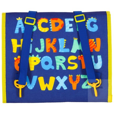Tablica manipulacyjna sensoryczna montessori walizka plecak niebieska Kik Sp. z o. o. Sp. k. Tablica manipulacyjna sensoryczna montessori walizka plecak niebieska Kik Sp. z o. o. Sp. k.