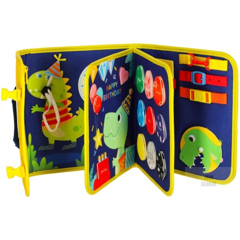 Tablica manipulacyjna sensoryczna montessori walizka plecak niebieska Kik Sp. z o. o. Sp. k. Tablica manipulacyjna sensoryczna montessori walizka plecak niebieska Kik Sp. z o. o. Sp. k.