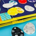 Tablica manipulacyjna sensoryczna montessori walizka plecak niebieska Kik Sp. z o. o. Sp. k.