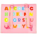 Tablica manipulacyjna sensoryczna montessori walizka plecak różowa Kik Sp. z o. o. Sp. k.