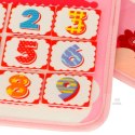 Tablica manipulacyjna sensoryczna montessori walizka plecak różowa Kik Sp. z o. o. Sp. k.