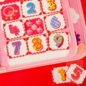 Tablica manipulacyjna sensoryczna montessori walizka plecak różowa Kik Sp. z o. o. Sp. k.