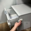 Zabezpieczenie szuflad kątowe wersja 2 białe Zabezpieczenie szuflad kątowe wersja 2 białe