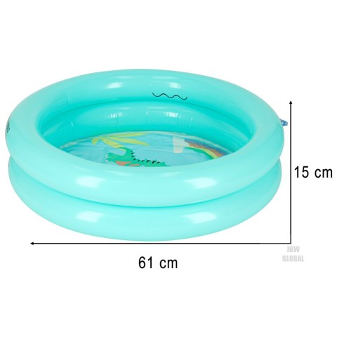Basen brodzik dla dzieci 61cm turkusowy BESTWAY 51061 Kik Sp. z o. o. Sp. k. Basen brodzik dla dzieci 61cm turkusowy BESTWAY 51061 Kik Sp. z o. o. Sp. k.