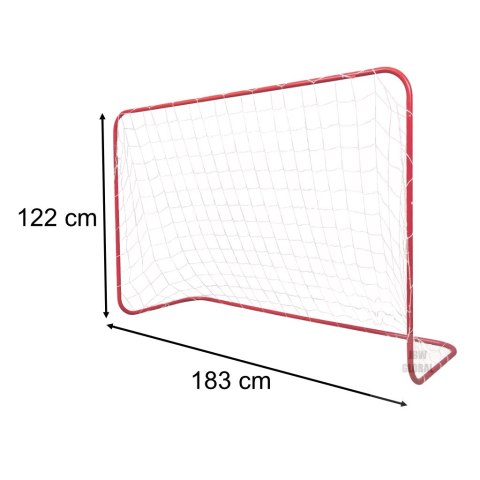 Bramka piłkarska do piłki nożnej dla dzieci treningowa 183 x 122 x 61 cm Kik Sp. z o. o. Sp. k. Bramka piłkarska do piłki nożnej dla dzieci treningowa 183 x 122 x 61 cm Kik Sp. z o. o. Sp. k.