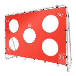 Bramka piłkarska do piłki nożnej dla dzieci treningowa 2w1 + mata celności 215 x 153 x 76 cm Kik Sp. z o. o. Sp. k.