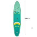 Deska SUP pompowana do pływania z siedzeniem akcesoriami wiosło zestaw turkusowa 350 cm Kik Sp. z o. o. Sp. k.