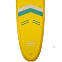 Deska SUP pompowana do pływania z siedzeniem akcesoriami wiosło zestaw żółta 350 cm Kik Sp. z o. o. Sp. k.
