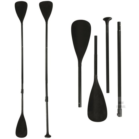 Deska SUP pompowana do pływania z siedzeniem akcesoriami wiosło zestaw żółta 350 cm Kik Sp. z o. o. Sp. k. Deska SUP pompowana do pływania z siedzeniem akcesoriami wiosło zestaw żółta 350 cm Kik Sp. z o. o. Sp. k.