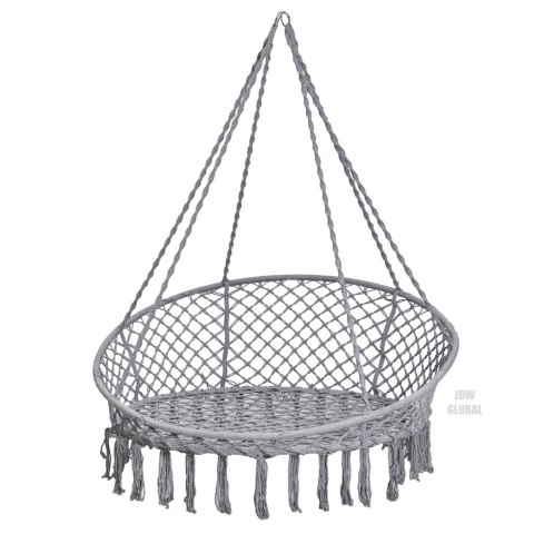 Huśtawka bocianie gniazdo z oparciem ogrodowa 120x140x140 XXL szare Kik Sp. z o. o. Sp. k. Huśtawka bocianie gniazdo z oparciem ogrodowa 120x140x140 XXL szare Kik Sp. z o. o. Sp. k.