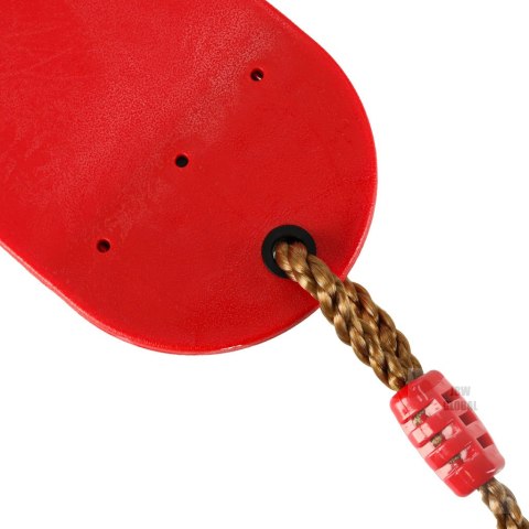 Huśtawka ogrodowa dla dzieci płaska wytrzymała czerwona Kik Sp. z o. o. Sp. k. Huśtawka ogrodowa dla dzieci płaska wytrzymała czerwona Kik Sp. z o. o. Sp. k.