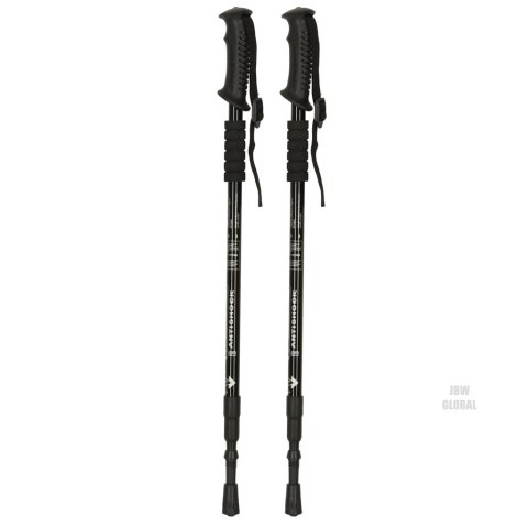 Kijki kije trekkingowe do nordic walking składane 2 sztuki czarne Kik Sp. z o. o. Sp. k. Kijki kije trekkingowe do nordic walking składane 2 sztuki czarne Kik Sp. z o. o. Sp. k.