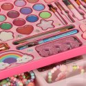 Kuferek zestaw kosmetyków do makijażu i paznokci makeup kosmetyki cienie lakiery szuflady syrenka Kik Sp. z o. o. Sp. k.
