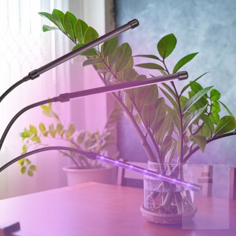 Lampa do roślin LED uprawy wzrostu panel 3 żarówki Kik Sp. z o. o. Sp. k. Lampa do roślin LED uprawy wzrostu panel 3 żarówki Kik Sp. z o. o. Sp. k.