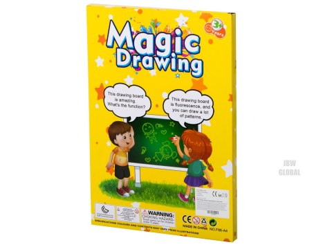 Magiczna tablica do rysowania światłem + długopis UV kreatywny zestaw Kik Sp. z o. o. Sp. k. Magiczna tablica do rysowania światłem + długopis UV kreatywny zestaw Kik Sp. z o. o. Sp. k.