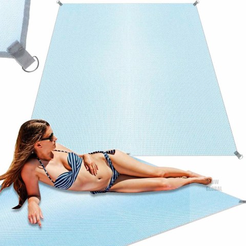 Mata plażowa koc na plażę sand free XXL 200x200cm Kik Sp. z o. o. Sp. k. Mata plażowa koc na plażę sand free XXL 200x200cm Kik Sp. z o. o. Sp. k.