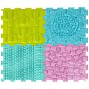 Mata sensoryczna puzzle montessori do masażu stóp 8 elementów pastelowe Kik Sp. z o. o. Sp. k.
