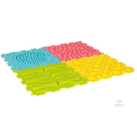 Mata sensoryczna puzzle montessori do masażu stóp 8 elementów pastelowe Kik Sp. z o. o. Sp. k. Mata sensoryczna puzzle montessori do masażu stóp 8 elementów pastelowe Kik Sp. z o. o. Sp. k.