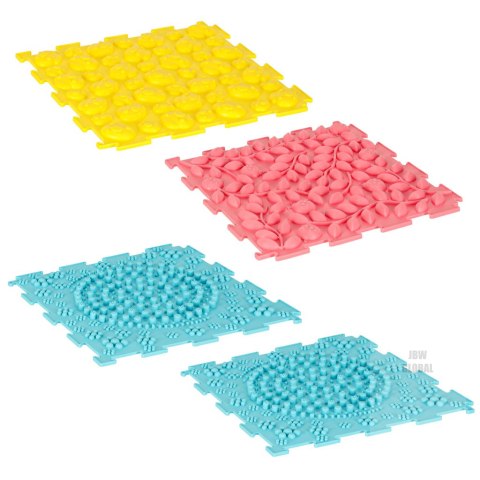 Mata sensoryczna puzzle montessori do masażu stóp 8 elementów pastelowe Kik Sp. z o. o. Sp. k. Mata sensoryczna puzzle montessori do masażu stóp 8 elementów pastelowe Kik Sp. z o. o. Sp. k.