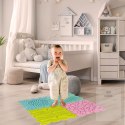 Mata sensoryczna puzzle montessori do masażu stóp 8 elementów pastelowe Kik Sp. z o. o. Sp. k.