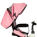 Rowerek trójkołowy Trike Fix V3 rower spacerówka 3w1 obracany 360 wolne koło różowy Kik Sp. z o. o. Sp. k.