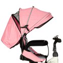 Rowerek trójkołowy Trike Fix V3 rower spacerówka 3w1 obracany 360 wolne koło różowy Kik Sp. z o. o. Sp. k.