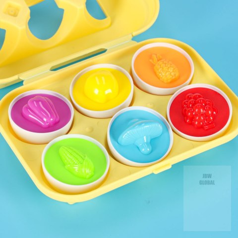 Układanka edukacyjna sorter dopasuj kształty jajka montessori owoce warzywa 6szt Kik Sp. z o. o. Sp. k. Układanka edukacyjna sorter dopasuj kształty jajka montessori owoce warzywa 6szt Kik Sp. z o. o. Sp. k.