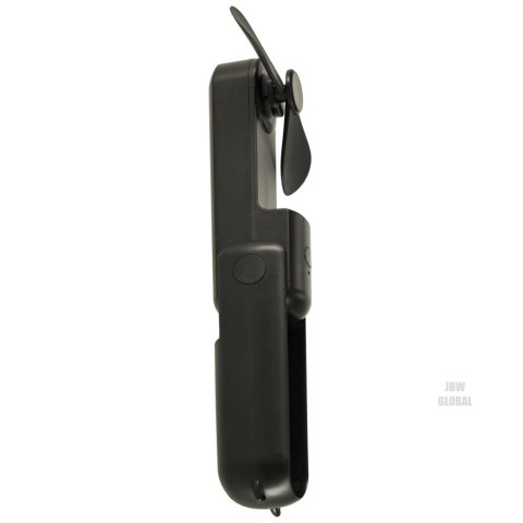 Wiatrak biurkowy wentylator mini ręczny składany wiatraczek przenośny USB czarny Kik Sp. z o. o. Sp. k. Wiatrak biurkowy wentylator mini ręczny składany wiatraczek przenośny USB czarny Kik Sp. z o. o. Sp. k.