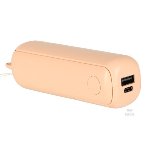 Wiatrak biurkowy wentylator mini ręczny składany wiatraczek przenośny USB różowy Kik Sp. z o. o. Sp. k. Wiatrak biurkowy wentylator mini ręczny składany wiatraczek przenośny USB różowy Kik Sp. z o. o. Sp. k.