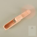 Wiatrak biurkowy wentylator mini ręczny składany wiatraczek przenośny USB różowy Kik Sp. z o. o. Sp. k.