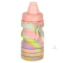 Butelka na wodę bidon silikonowy składany z uchwytem sportowy 500ml tęczowy Kik Sp. z o. o. Sp. k.