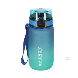 Butelka na wodę bidon ze słomką uchwytem sportowy 600ml niebiesko-zielony Kik Sp. z o. o. Sp. k.