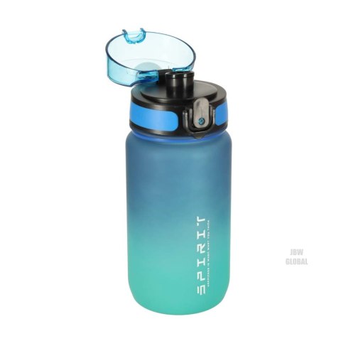 Butelka na wodę bidon ze słomką uchwytem sportowy 600ml niebiesko-zielony Kik Sp. z o. o. Sp. k. Butelka na wodę bidon ze słomką uchwytem sportowy 600ml niebiesko-zielony Kik Sp. z o. o. Sp. k.