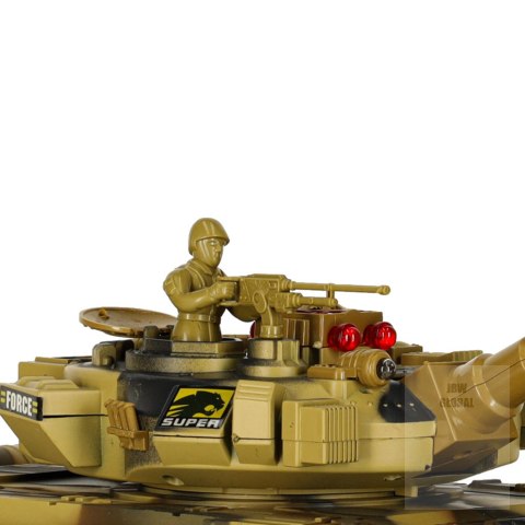 Czołg zdalnie sterowany na pilota RC War Tank 9993 2.4 GHz pustynny Czołg zdalnie sterowany na pilota RC War Tank 9993 2.4 GHz pustynny