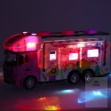 Kamper zdalnie sterowany na pilota samochód kempingowy auto 2,4GHz dźwięki światła akcesoria różowy Kik Sp. z o. o. Sp. k.