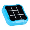 Kółko krzyżyk gra elektroniczna logiczna tic tac toe konsola przenośna niebieska Kik Sp. z o. o. Sp. k.