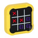 Kółko krzyżyk gra elektroniczna logiczna tic tac toe konsola przenośna żółta Kik Sp. z o. o. Sp. k.