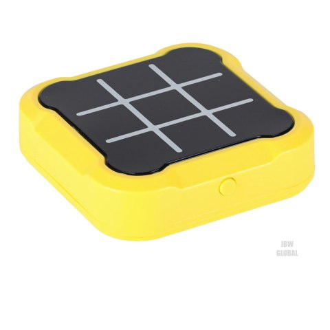 Kółko krzyżyk gra elektroniczna logiczna tic tac toe konsola przenośna żółta Kik Sp. z o. o. Sp. k. Kółko krzyżyk gra elektroniczna logiczna tic tac toe konsola przenośna żółta Kik Sp. z o. o. Sp. k.