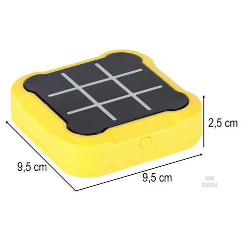 Kółko krzyżyk gra elektroniczna logiczna tic tac toe konsola przenośna żółta Kik Sp. z o. o. Sp. k. Kółko krzyżyk gra elektroniczna logiczna tic tac toe konsola przenośna żółta Kik Sp. z o. o. Sp. k.