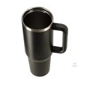 Kubek termiczny ze słomką i uchwytem termos 1200ml czarny Kik Sp. z o. o. Sp. k.