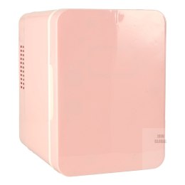 Lodówka turystyczna elektryczna samochodowa mini na jedzenie kosmetyki grzanie chłodzenie 2w1 4L różowa Kik Sp. z o. o. Sp. k.