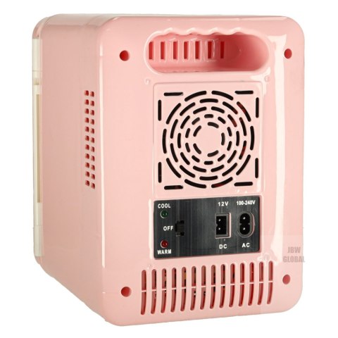 Lodówka turystyczna elektryczna samochodowa mini na jedzenie kosmetyki grzanie chłodzenie 2w1 4L różowa Kik Sp. z o. o. Sp. k. Lodówka turystyczna elektryczna samochodowa mini na jedzenie kosmetyki grzanie chłodzenie 2w1 4L różowa Kik Sp. z o. o. Sp. k.