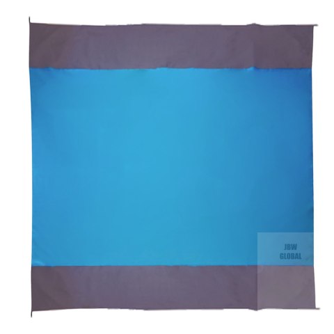 Mata plażowa piknikowa wodoodporna duża na biwak XXL 210 X 200 cm niebieska Mata plażowa piknikowa wodoodporna duża na biwak XXL 210 X 200 cm niebieska