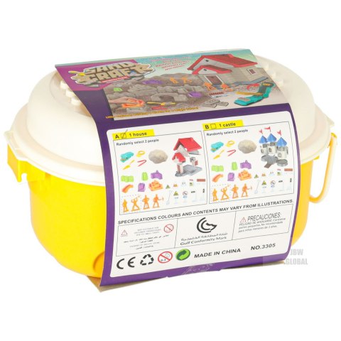 Piasek dla dzieci 750g domek foremki figurki zestaw kreatywny Kik Sp. z o. o. Sp. k. Piasek dla dzieci 750g domek foremki figurki zestaw kreatywny Kik Sp. z o. o. Sp. k.