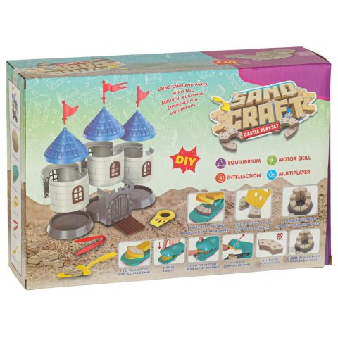 Piasek dla dzieci 750g zamek zestaw kreatywny Kik Sp. z o. o. Sp. k. Piasek dla dzieci 750g zamek zestaw kreatywny Kik Sp. z o. o. Sp. k.