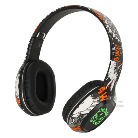 Słuchawki bezprzewodowe nauszne Bluetooth Gaming Sport czarne Kik Sp. z o. o. Sp. k. Słuchawki bezprzewodowe nauszne Bluetooth Gaming Sport czarne Kik Sp. z o. o. Sp. k.
