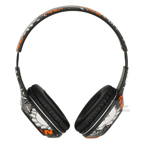 Słuchawki bezprzewodowe nauszne Bluetooth Gaming Sport czarne Kik Sp. z o. o. Sp. k. Słuchawki bezprzewodowe nauszne Bluetooth Gaming Sport czarne Kik Sp. z o. o. Sp. k.