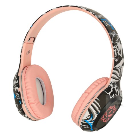 Słuchawki bezprzewodowe nauszne Bluetooth Gaming Sport różowe Kik Sp. z o. o. Sp. k. Słuchawki bezprzewodowe nauszne Bluetooth Gaming Sport różowe Kik Sp. z o. o. Sp. k.