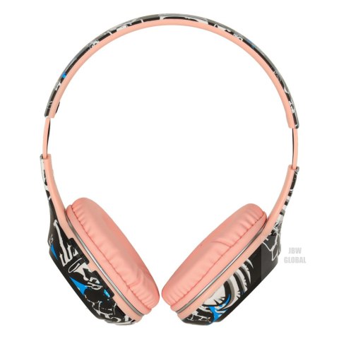 Słuchawki bezprzewodowe nauszne Bluetooth Gaming Sport różowe Kik Sp. z o. o. Sp. k. Słuchawki bezprzewodowe nauszne Bluetooth Gaming Sport różowe Kik Sp. z o. o. Sp. k.